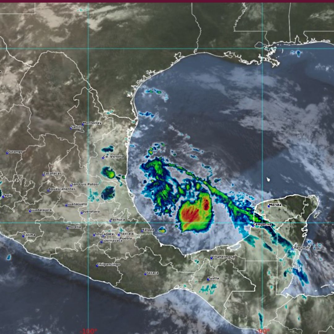 Zona de Baja Presión Provocará Fuertes Lluvias Hoy en México. Foto: Conagua